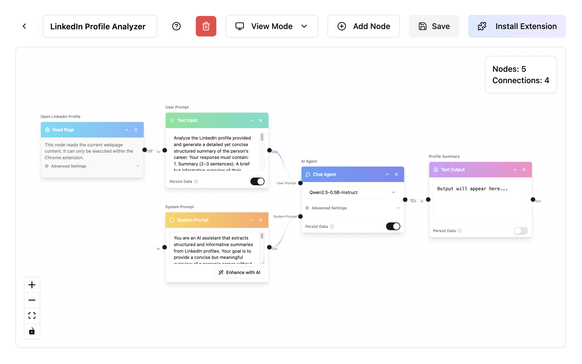 LinkedIn Profile Analyzer preview